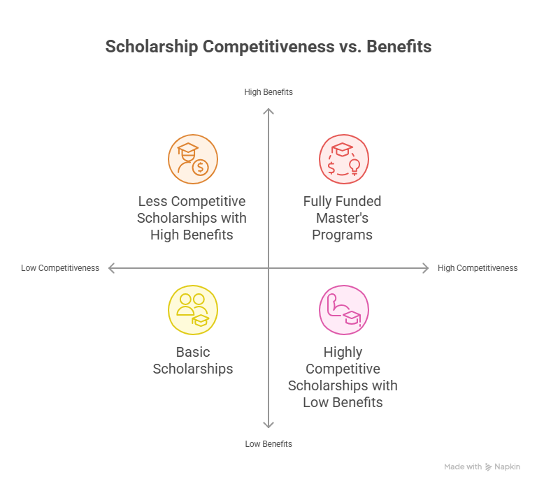 Scholarship Competitiveness vs. Benefits
